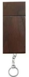 Dark Brown Wooden USB With Keychain 8GB Dark Brown Wooden USB With Keychain 8GB